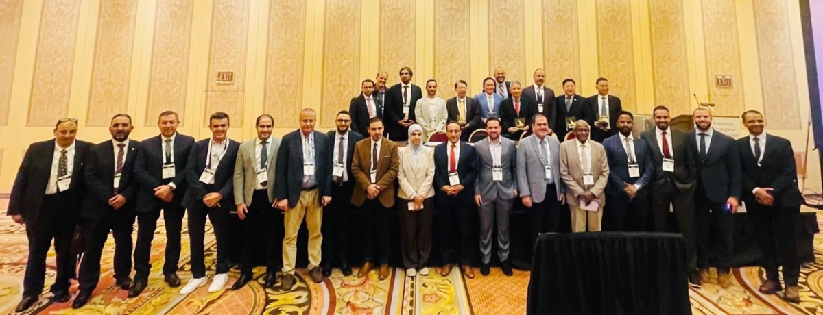 Members of Qatari delegation and others during the meeting. 