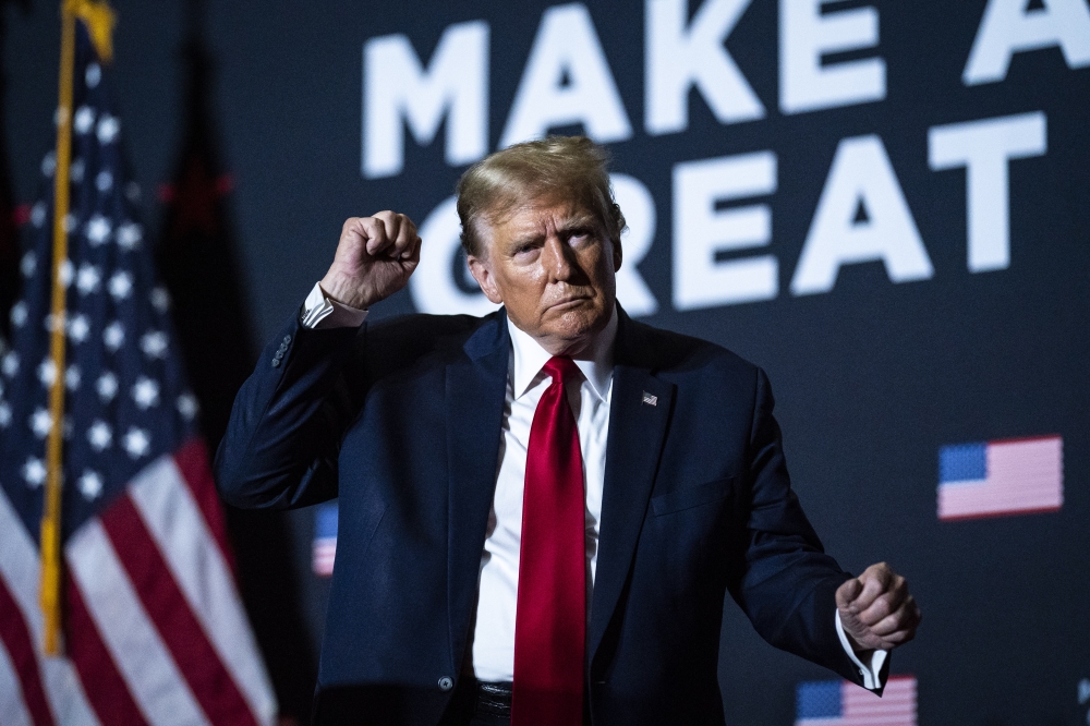 President Donald Trump lobbed insults at both Bruce Springsteen and Taylor Swift on Friday. Jabin Botsford/The Washington Post