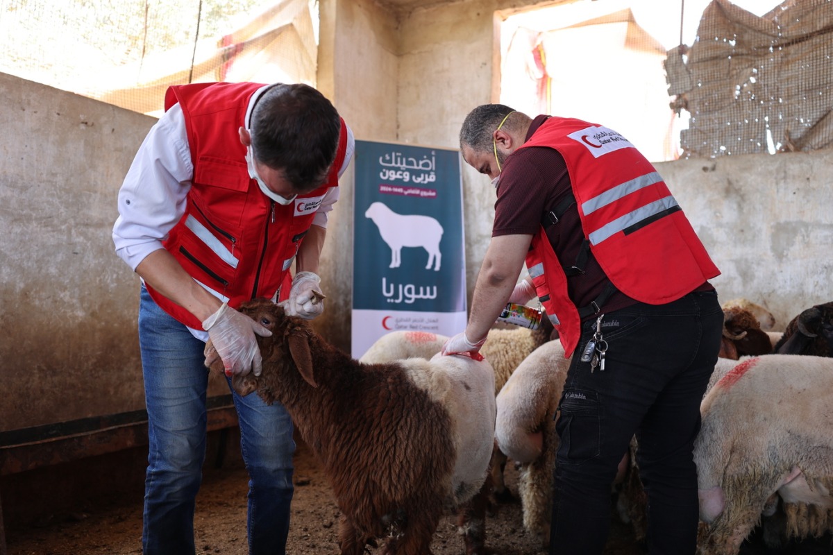 The campaign is aimed at delivering Udhiya sacrificial meat to the poorest families during Eid Al-Adha.