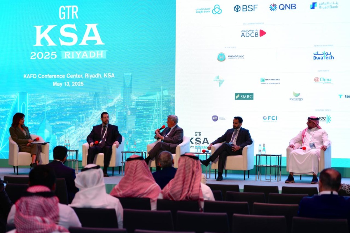 Panalleist exchange ideas during a session at the Global Trade Review Riyadh 2025 held, recently.
