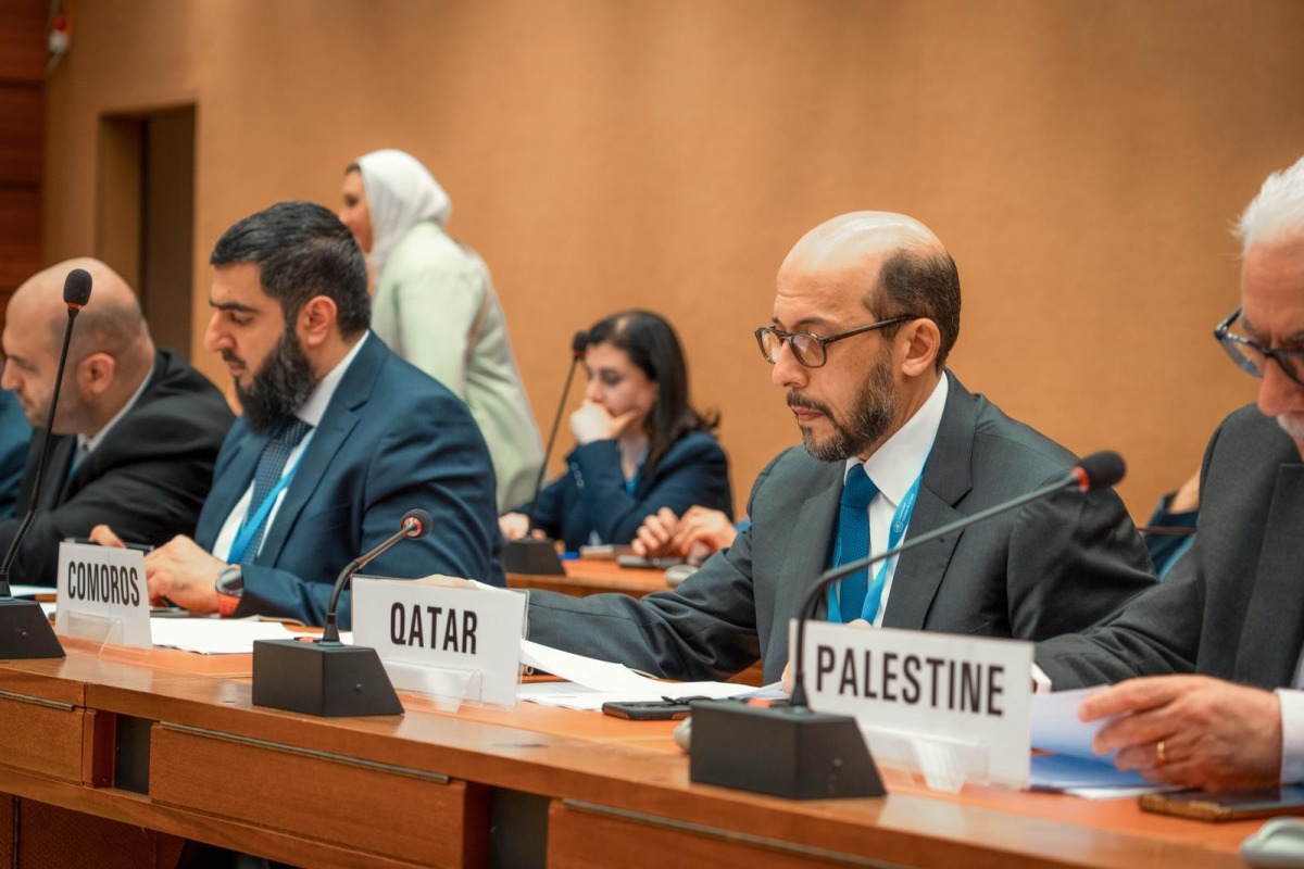 Minister of Public Health H E Mansoor bin Ebrahim Al Mahmoud at the meeting.