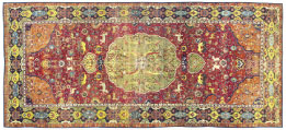 Shah Sulayman “hunting” carpet Tabriz, Iran Safavid period.