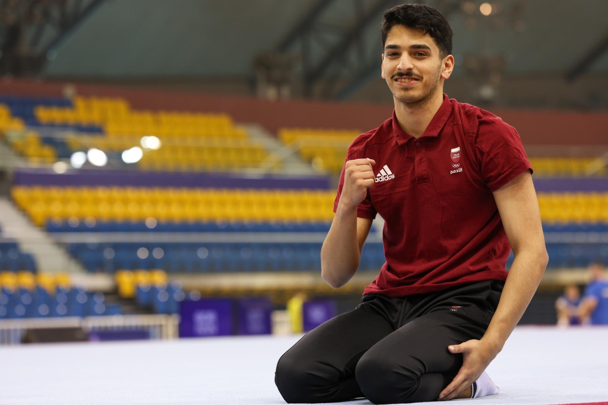 Team Qatar gymnast Rakan Al Harith