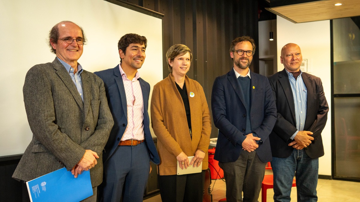 Officials attending the forum in Santiago, Chile.