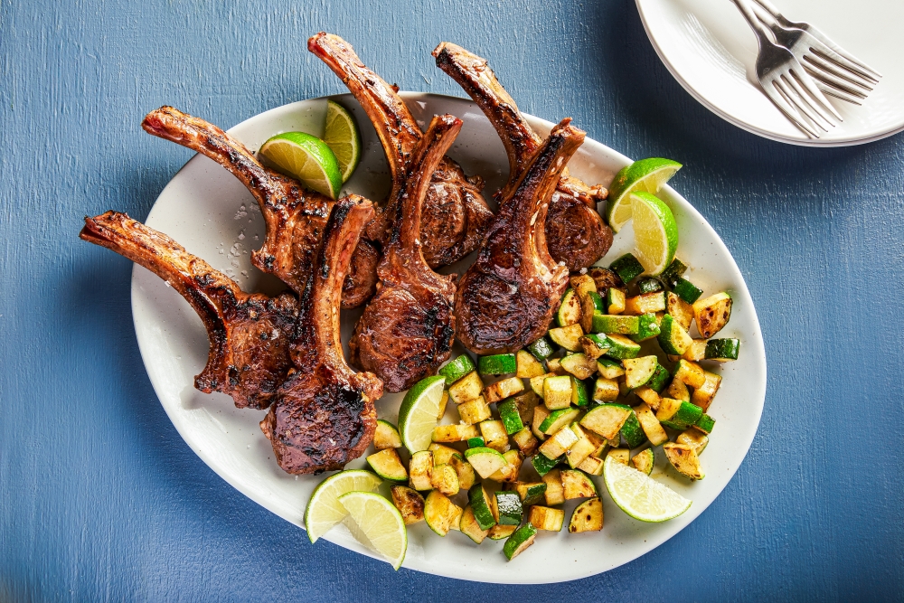Lamb Chops with Lemongrass and Cumin. Credit: Rey Lopez/For The Washington Post