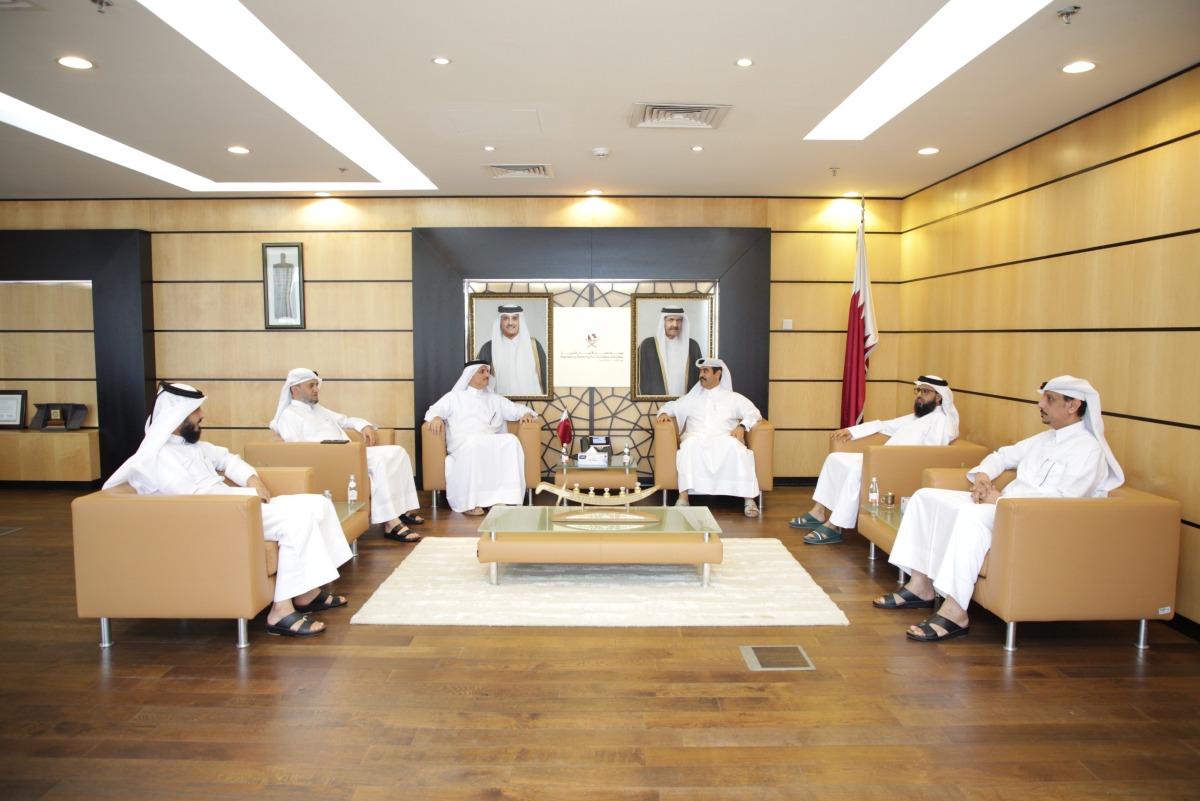 RACA Director-General Ibrahim Abdullah Al Duhaimi and other participants at the meeting.