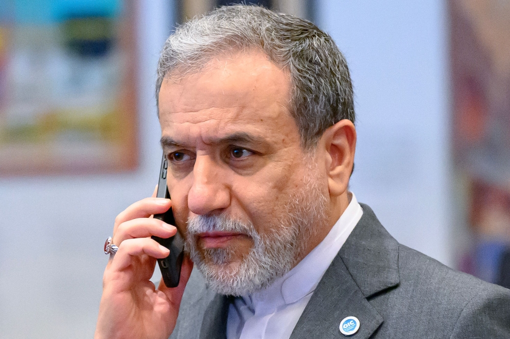 Iran foreign minister Abbas Araghchi during the 51st session of the Council of Foreign Ministers of the Organization of Islamic Cooperation (OIC) in Istanbul, on June 21, 2025. (Photo by Yasin Akgul / AFP)