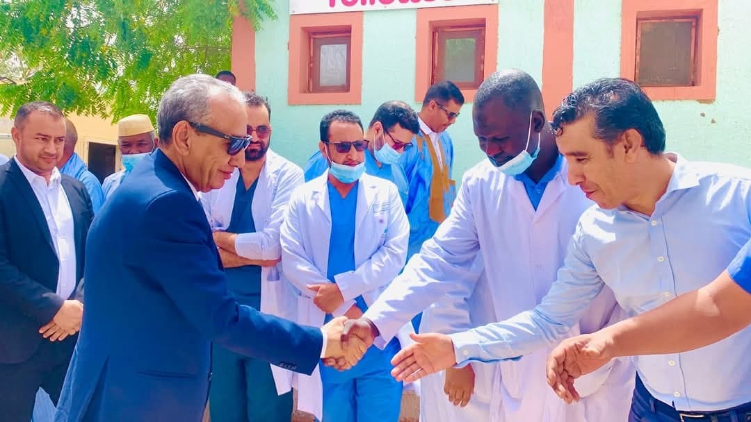 Officials at the event. 