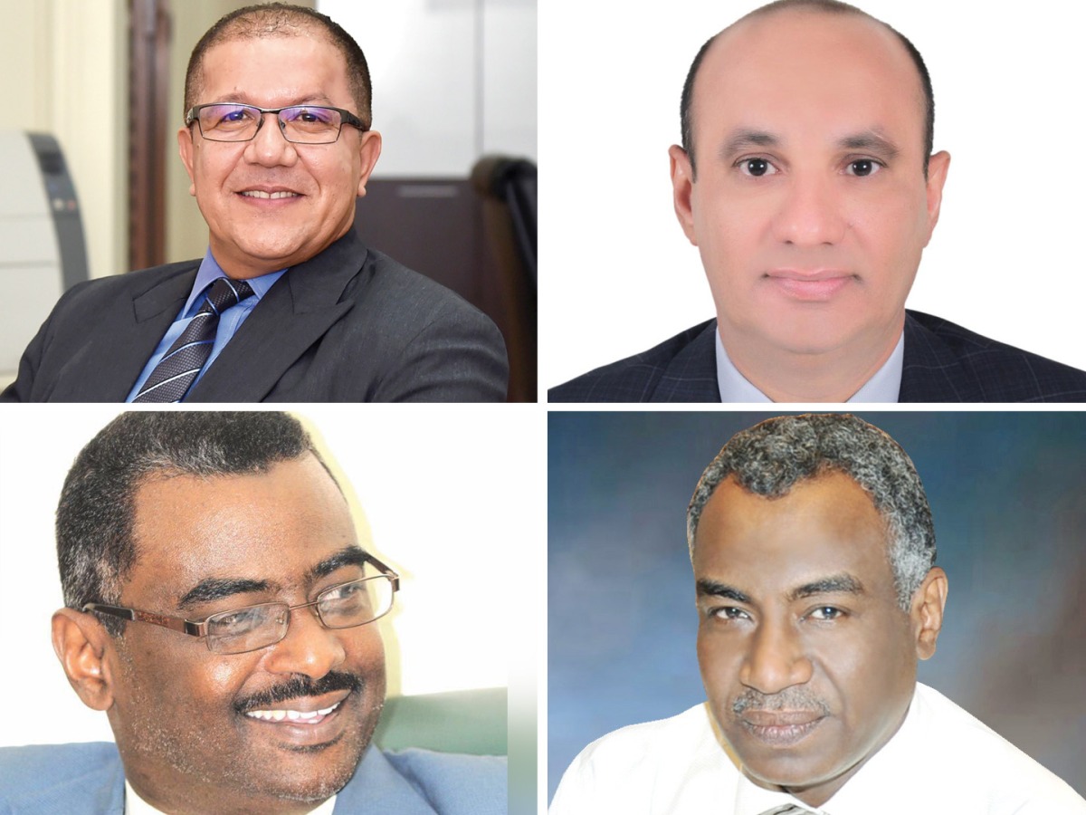 Clockwise from top left: Dr. Kamal Hamidou, Dr. Abdulrahman AlShami, Dr. Abdelmotalab Siddig Makki and Dr. Yasir Mahgoub Elhussein