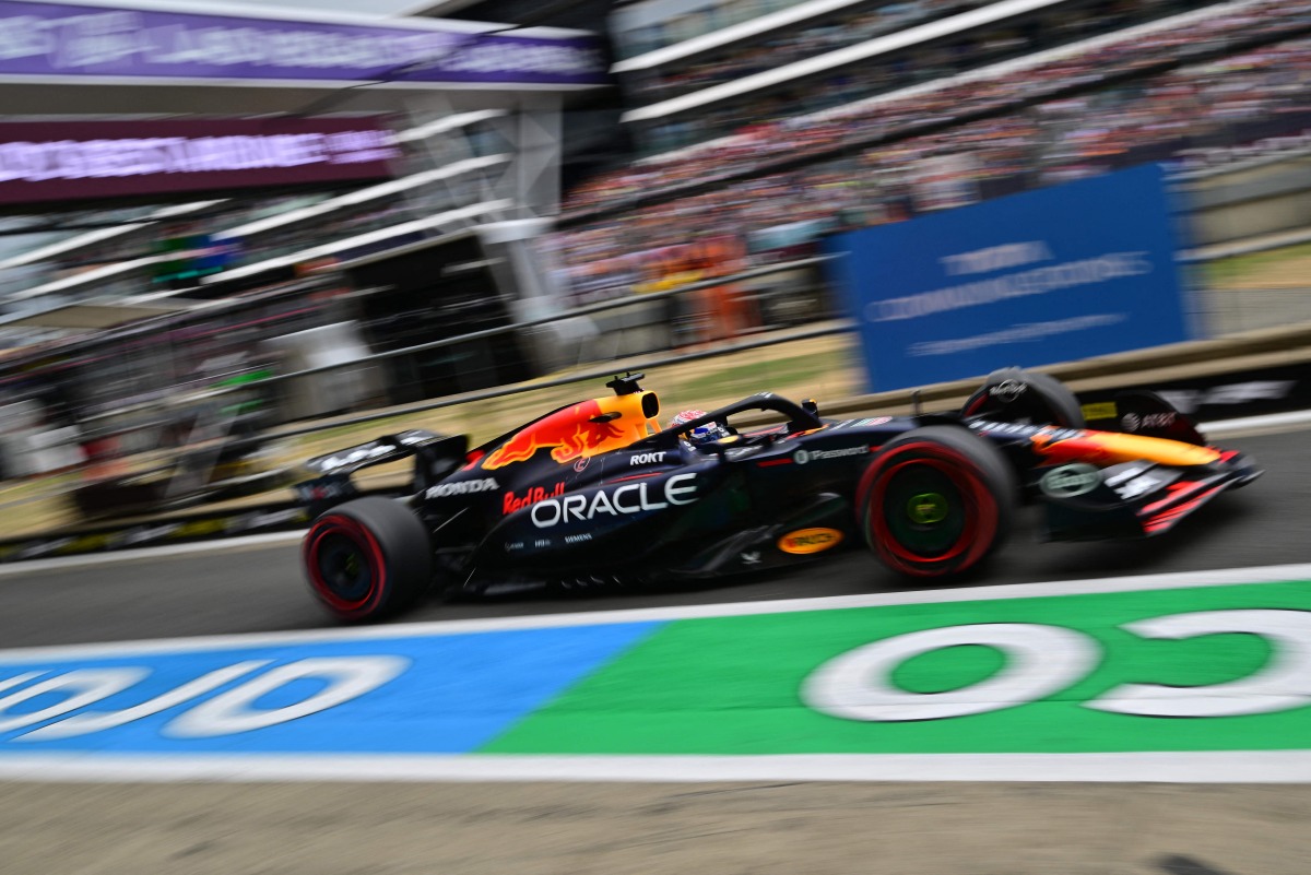 Red Bull Racing’s Max Verstappen in action.