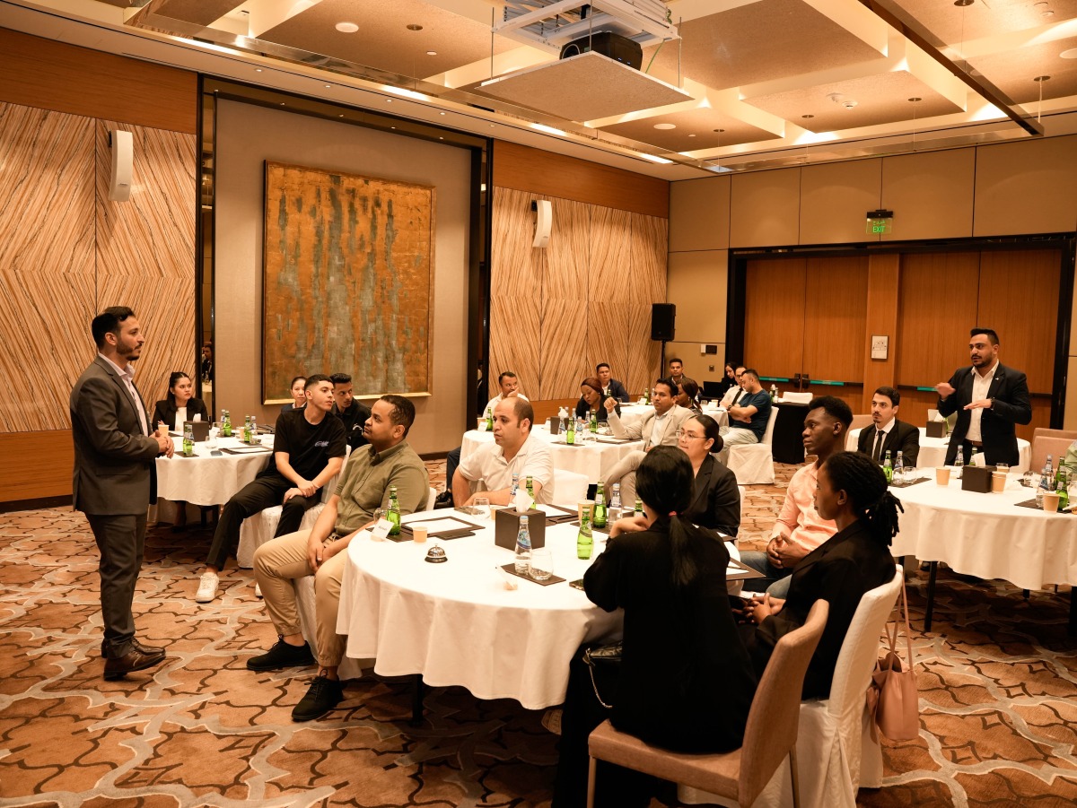 Participants during the training programme.