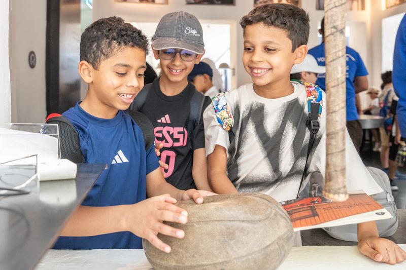 Children during a trip to Msheireb Museums.
