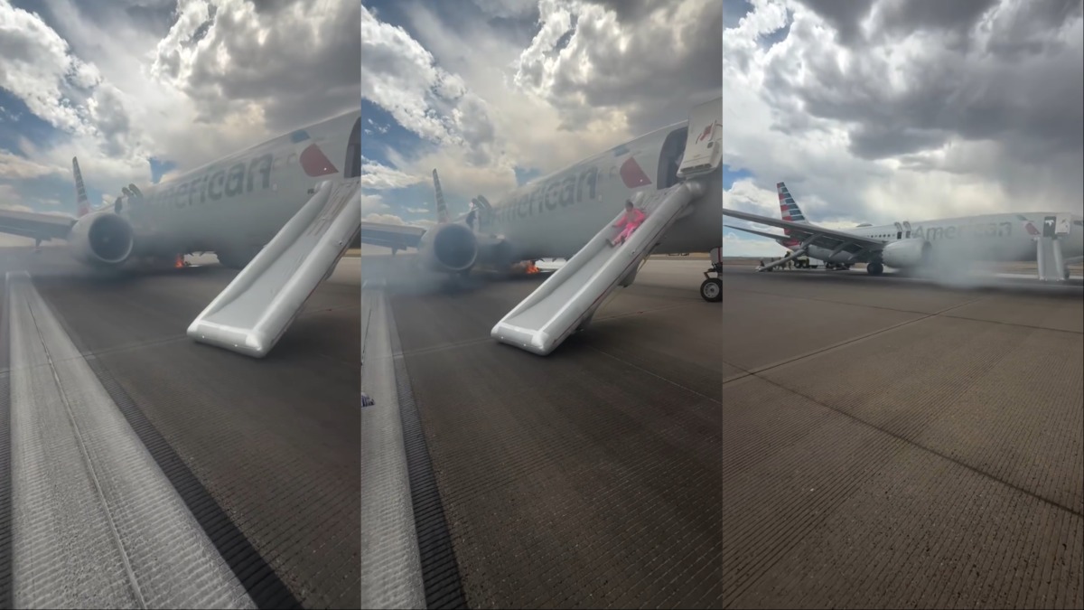 Screengrab from a video shared on social media. 