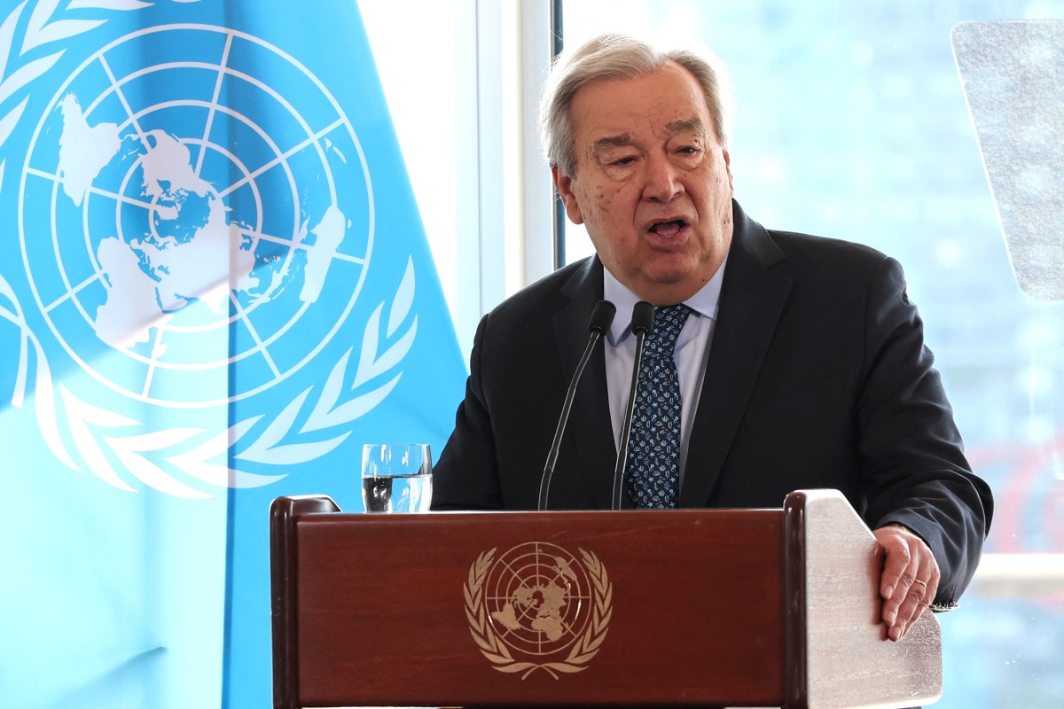 UN Secretary-General Antonio Guterres. AFP file photo.