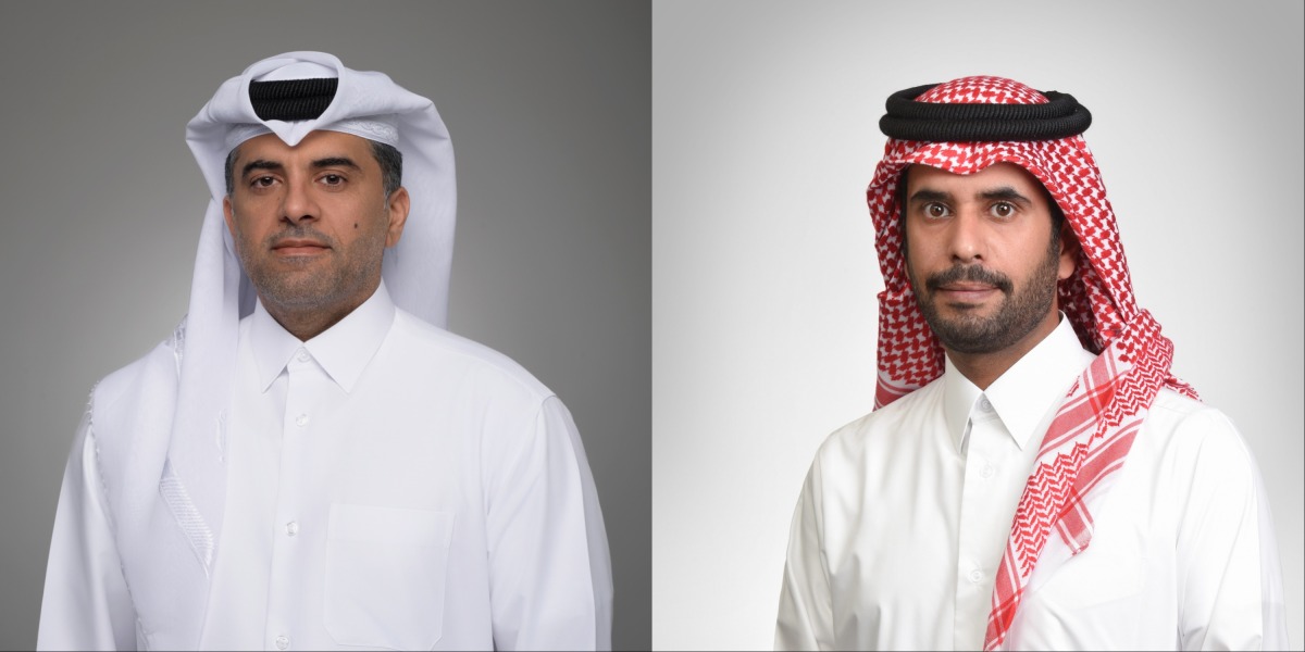 Qatar Airways Group CEO Engr. Badr Mohammed Al-Meer (left), and GWC Group MD Sheikh Abdulla bin Fahad bin Jassim bin Jabor Al-Thani (right)