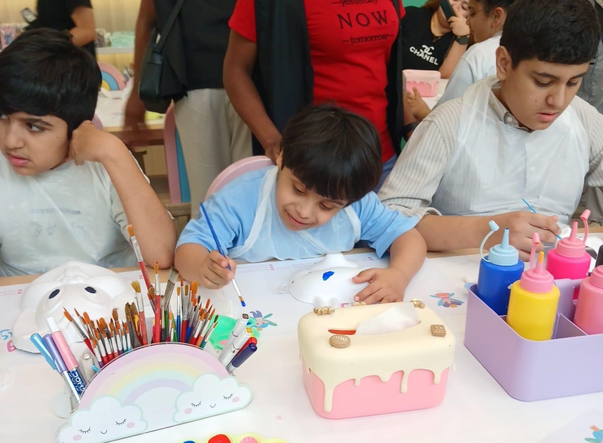 Participants engage in an activity during the summer programme.