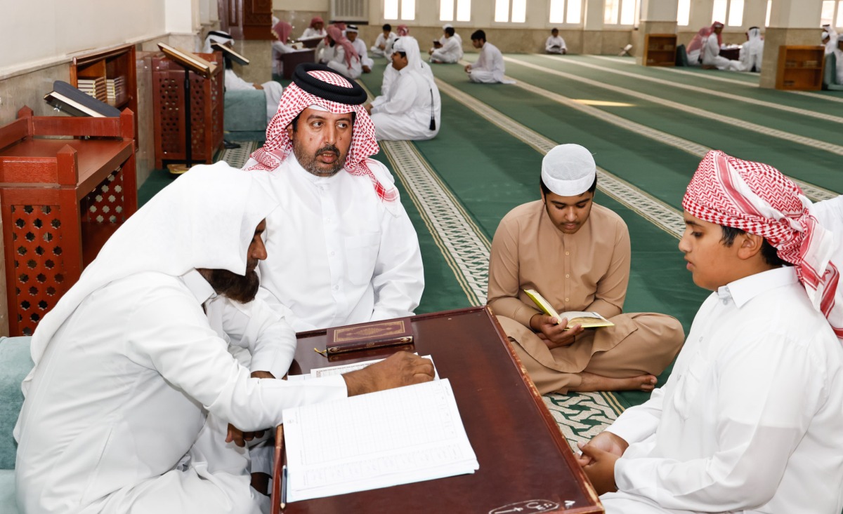 Students during the Parent Follow-up Day.