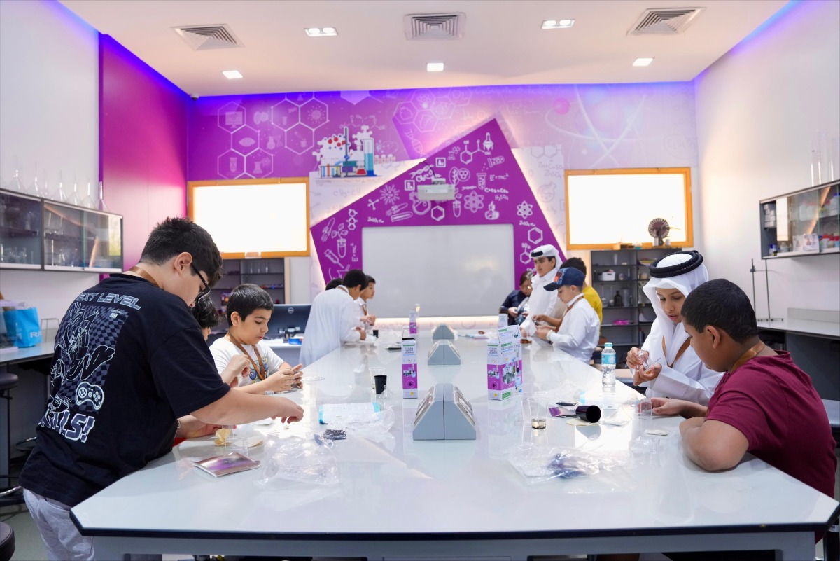 Children engaging in some activities during the summer camp.