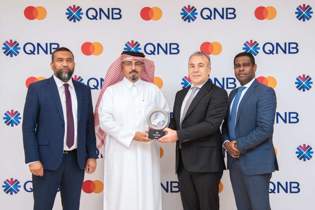 QNB officials during the launch of Digital Wallet payment.