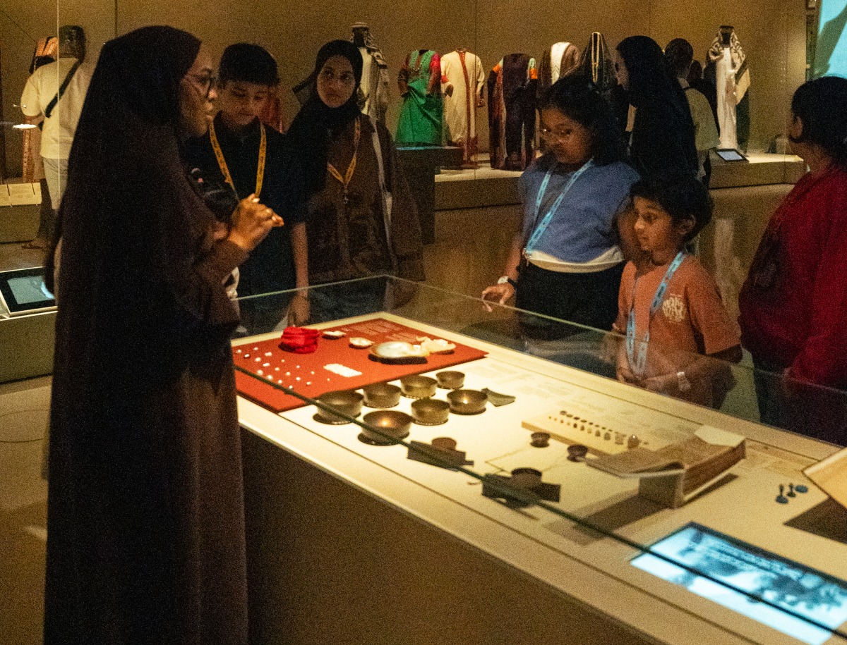 Kids listening to an official during a session of the programme.