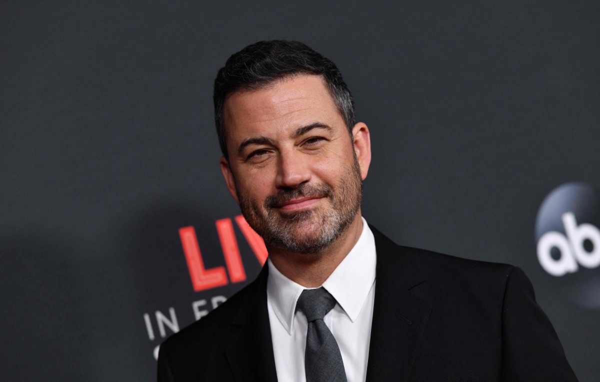 US television host Jimmy Kimmel arrives for 
