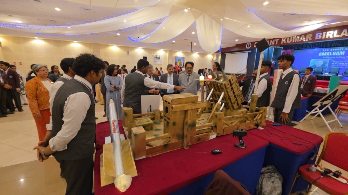 BPS students and officials during the event.