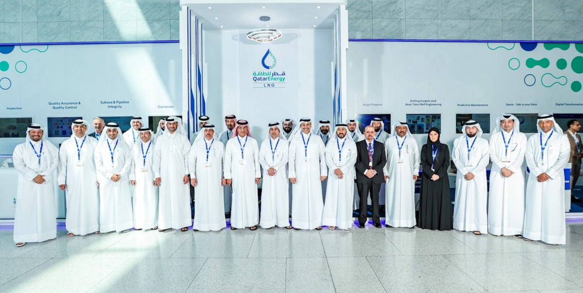  QatarEnergy LNG CEO, Khalid bin Khalifa Al-Thani with other officials during the conference.