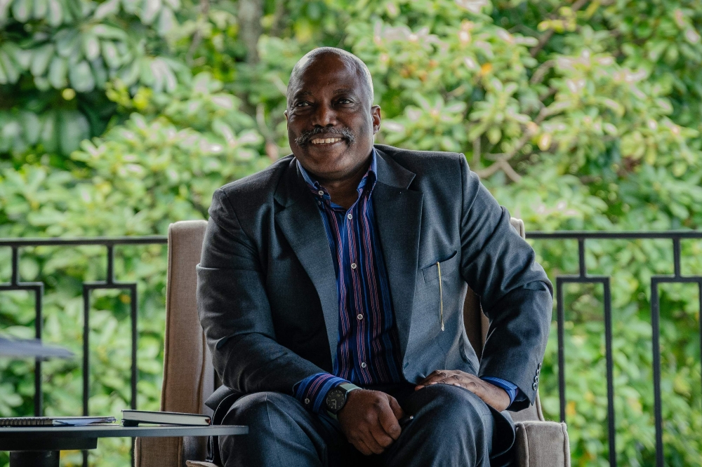 Former President of the Democratic Republic of Congo Joseph Kabila during a meeting with leaders of various religious groups at one of his residences in Goma on May 29, 2025. (Photo by Jospin Mwisha / AFP)