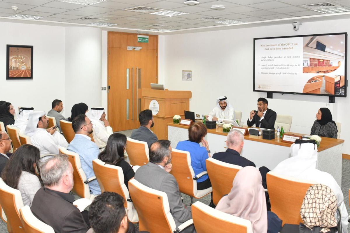Officials and participants during the panel session.