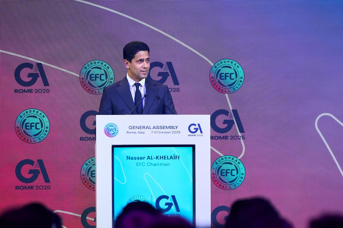 Chairman of European Football Clubs (EFC) Nasser Al-Khelaïfi 