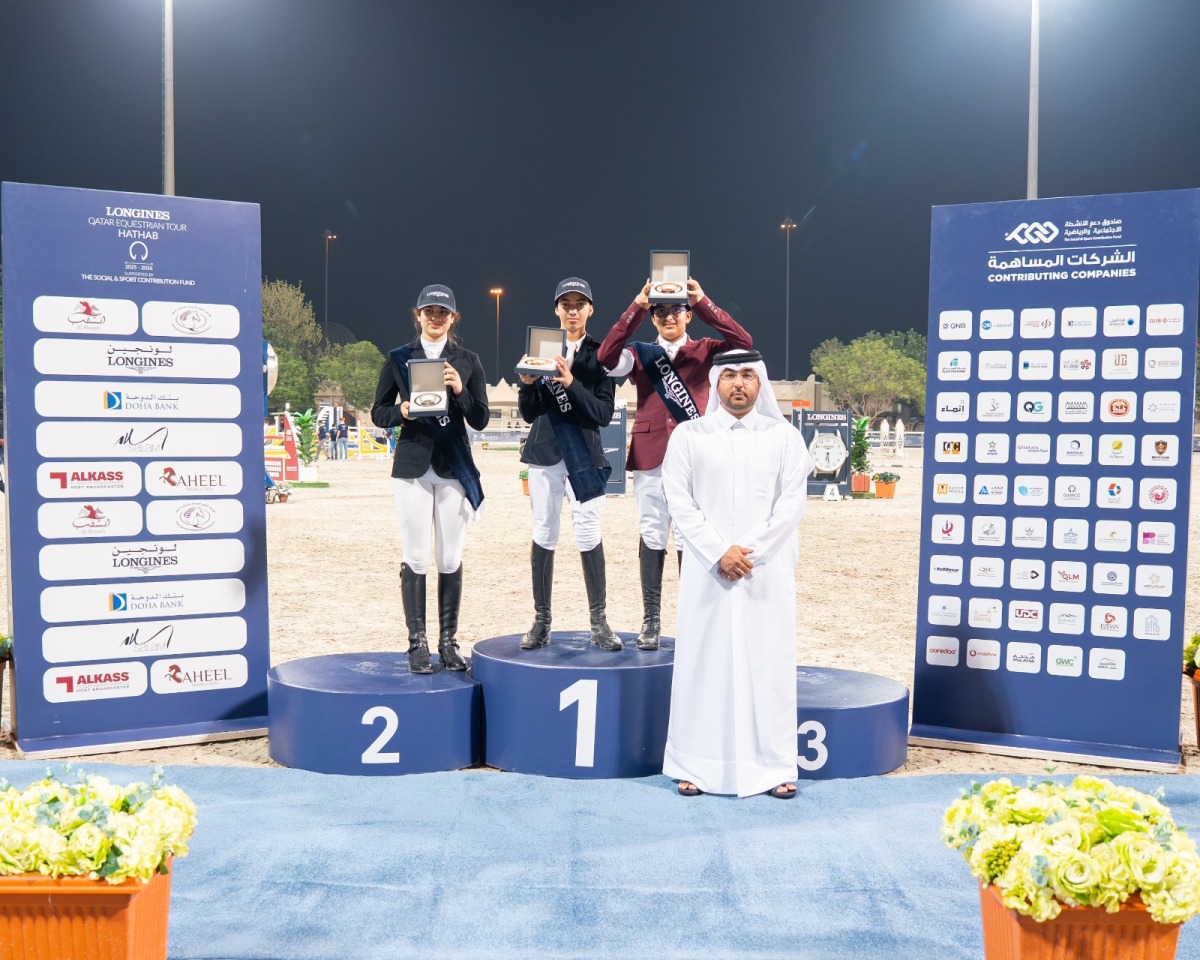 Ali Omar Al Ansari topped the Amateur podium, followed by Maryam Abdul Karim and Khalifa bin Joaan.
