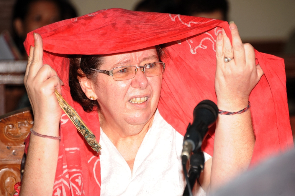 British national Lindsay Sandiford, who was later sentenced to death in 2013 on the island of Bali. Photo by Sonny Tumbelaka / AFP
