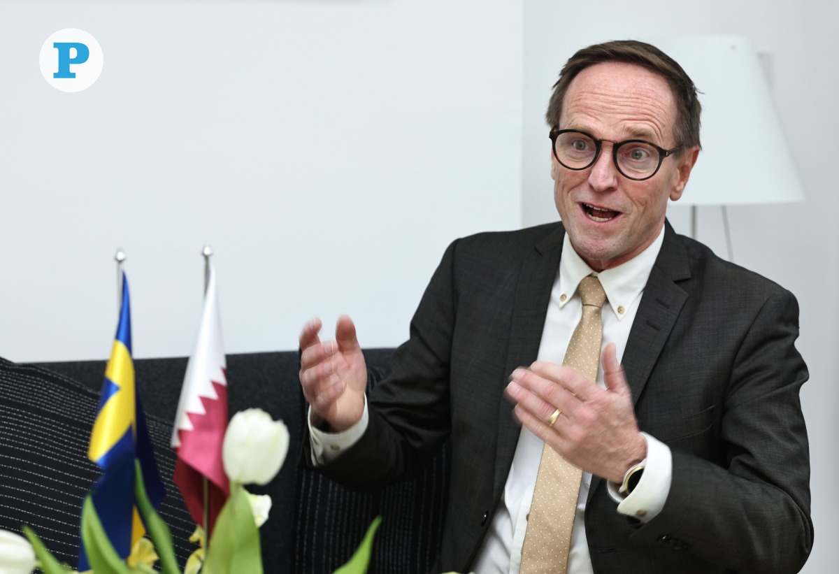 Secretary-General of Sweden’s Climate Policy Council Ola Alterå. Picture: Salim Matramkot / The Peninsula