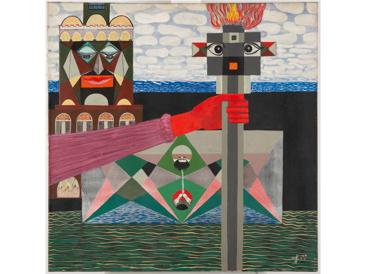 The World of Petrol by Aref El-Rayess, part of  Resolutions: Celebrating 15 years of Mathaf.