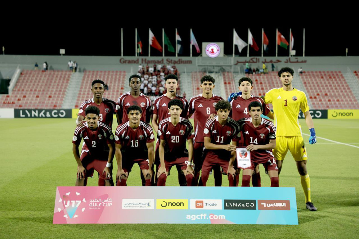 File photo of Qatar U-17 squad.