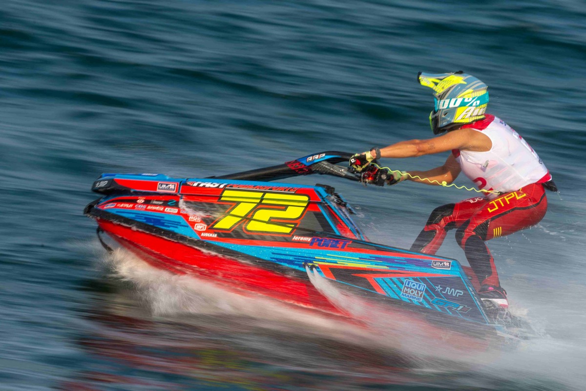 Estelle Poret in action.