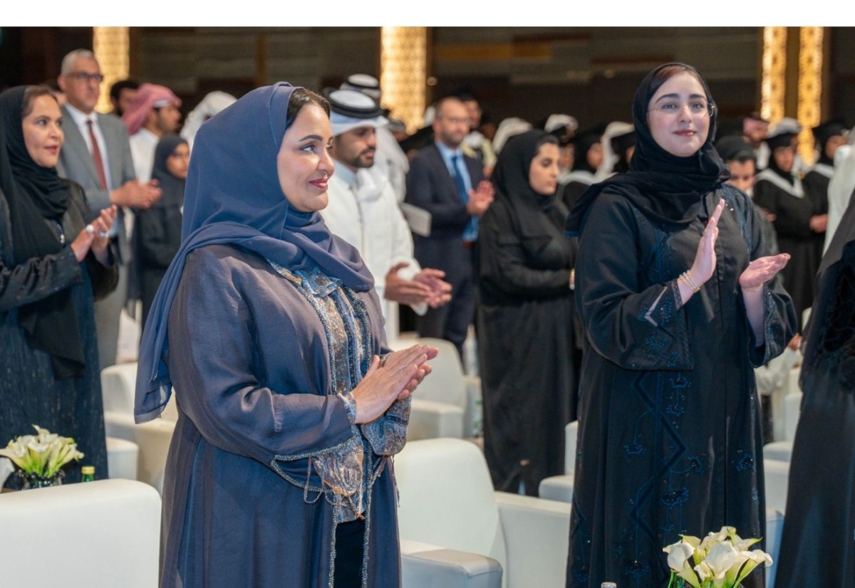 AFG Chairperson & Founder Dr. Sheikha Aisha bint Faleh Al Thani and AFG CEO Sheikha Anwar bint Nawaf Al Thani during the ceremony. 