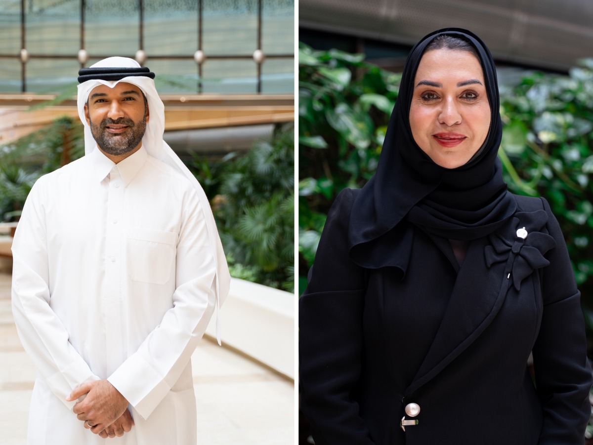 Prof. Khalid Fakhro (left) and Dr. Ammira Al-Shabeeb Akil