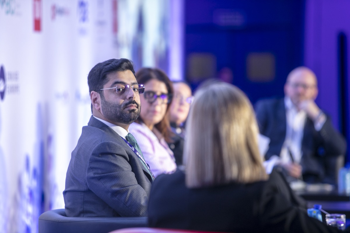 Chief of Tourism Development Sector at Qatar Tourism Omar Abdulrahman Al Jaber during a panel discussion.