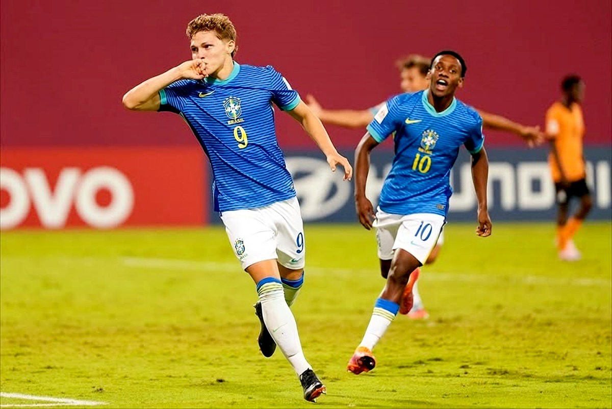 Dell, nicknamed the Haaland of the Sertao, credits his composed demeanor to hard work, ambition, and joy. PIC: CBF