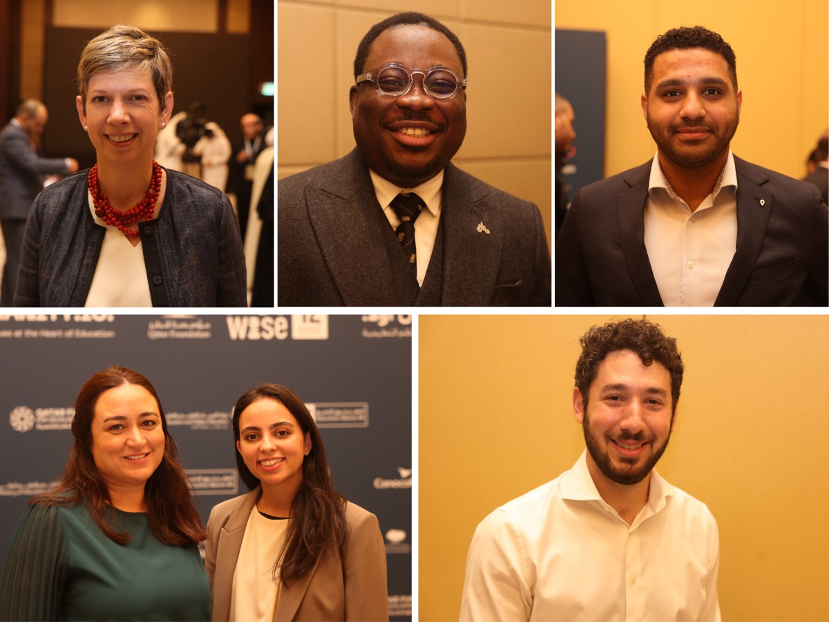 From top left clockwise: Anna Maria Raad, Gideon Olanrewaju, Abdul Hamid Haider, Fadia Hamdi and Sara and Vahakn Papazian
