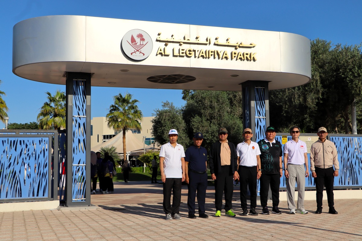 Their Excellencies the Ambassadors of the Asean Embassies in Doha during the event.