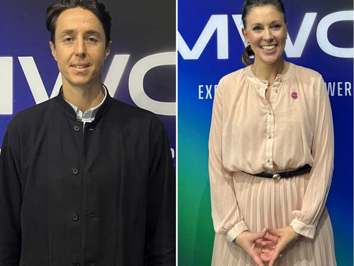 Louis Powell (left) and Michaela Angonius.