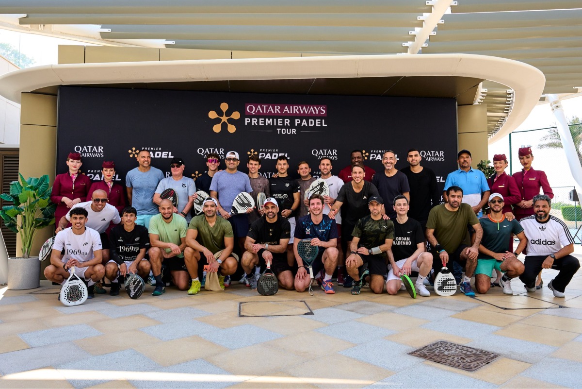 Formula 1 stars and global athletes joined Premier Padel for a week of open-door matches at the Waldorf Astoria Lusail ahead of the Qatar Grand Prix.