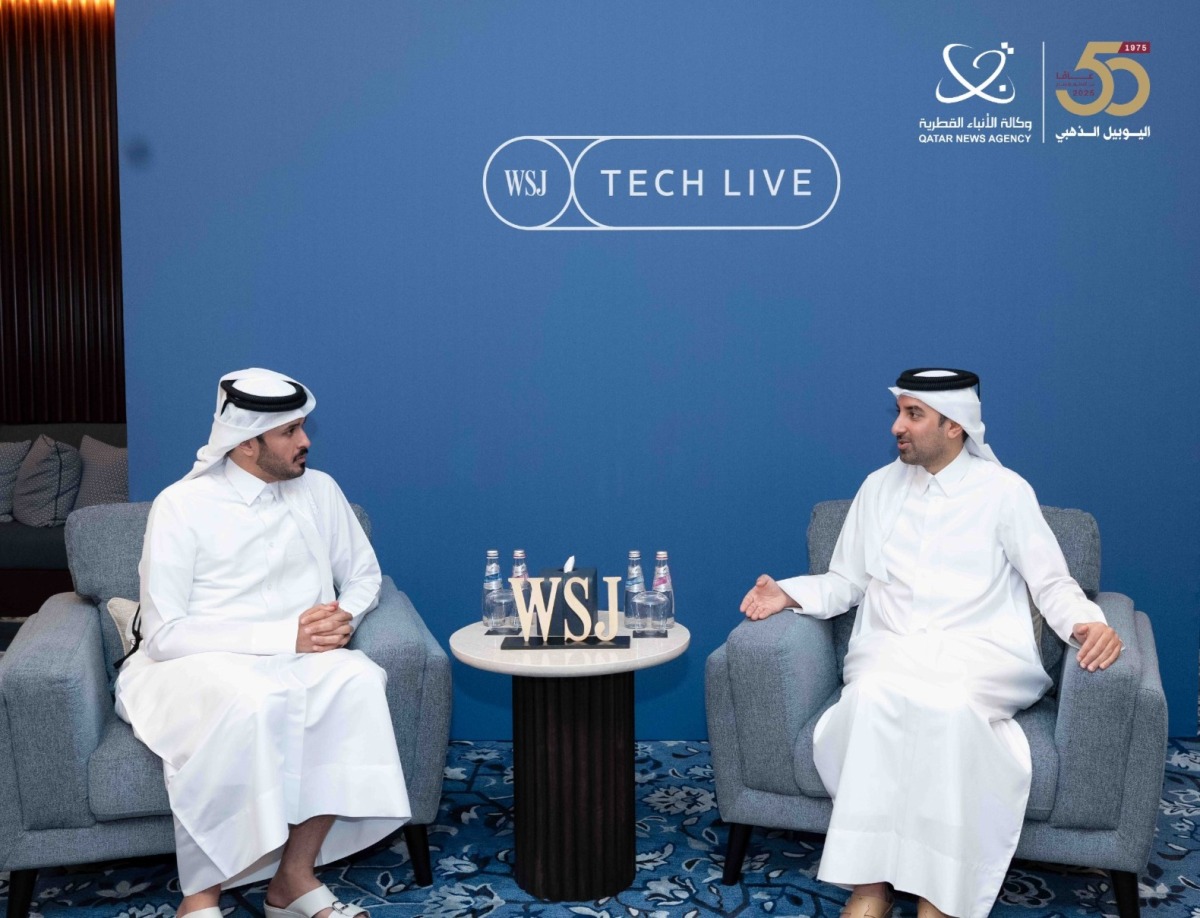 GCO Director H E Sheikh Jassim bin Mansour bin Jabor Al-Thani during the interview. 