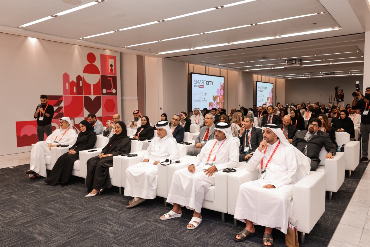 Officials during the recently concluded Smart City Expo Doha.