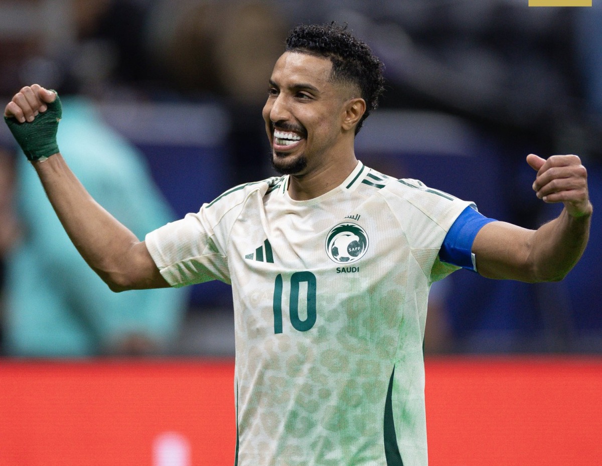 Man of the Match Salem Al Dawsari.