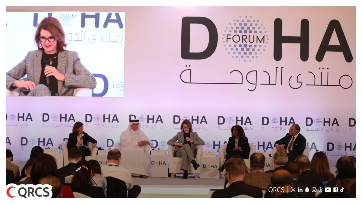 Panelists attending ‘How Shifts in Global Aid Are Reshaping Fragile States’ session yesterday.