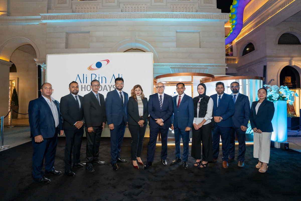 Ali Bin Ali Holidays team at the launch ceremony.
