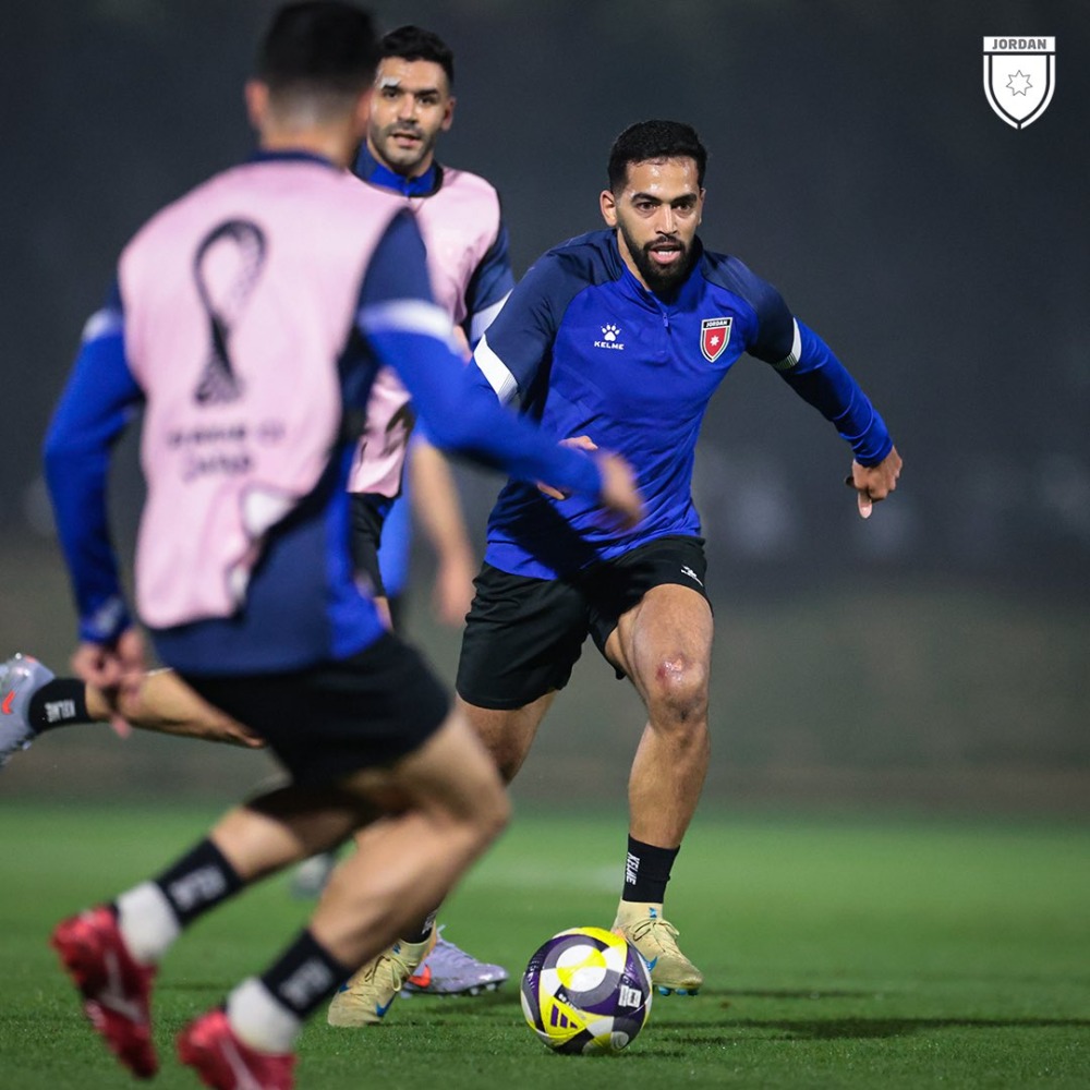 Jordan players gearing up for the final.